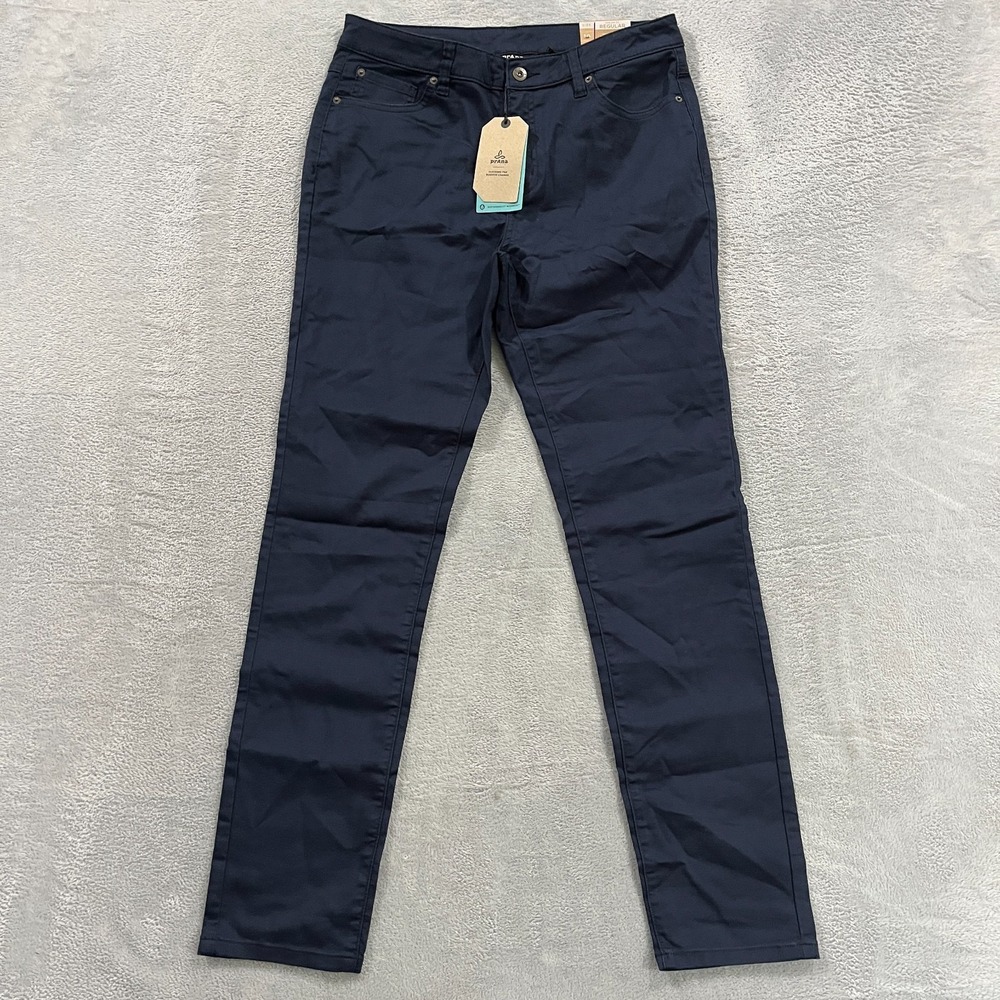 Prana‎ Kayla High Rise Jeans Women 10 Indie Blue Organic Stretch Denim 32 Inseam